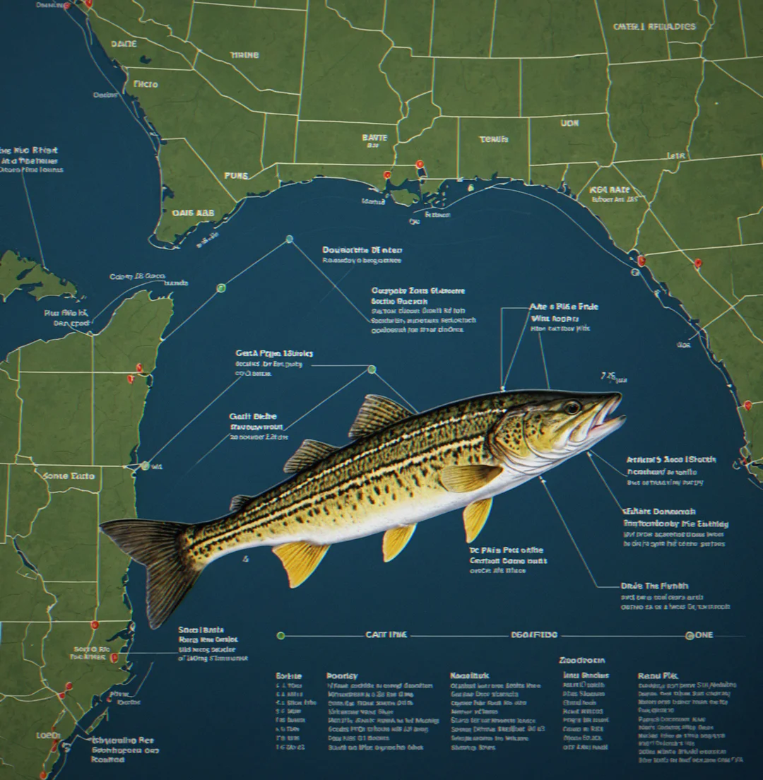 Lake report breaking down catch frequency by depth zone across the whole year — that's the kind of pattern you need
